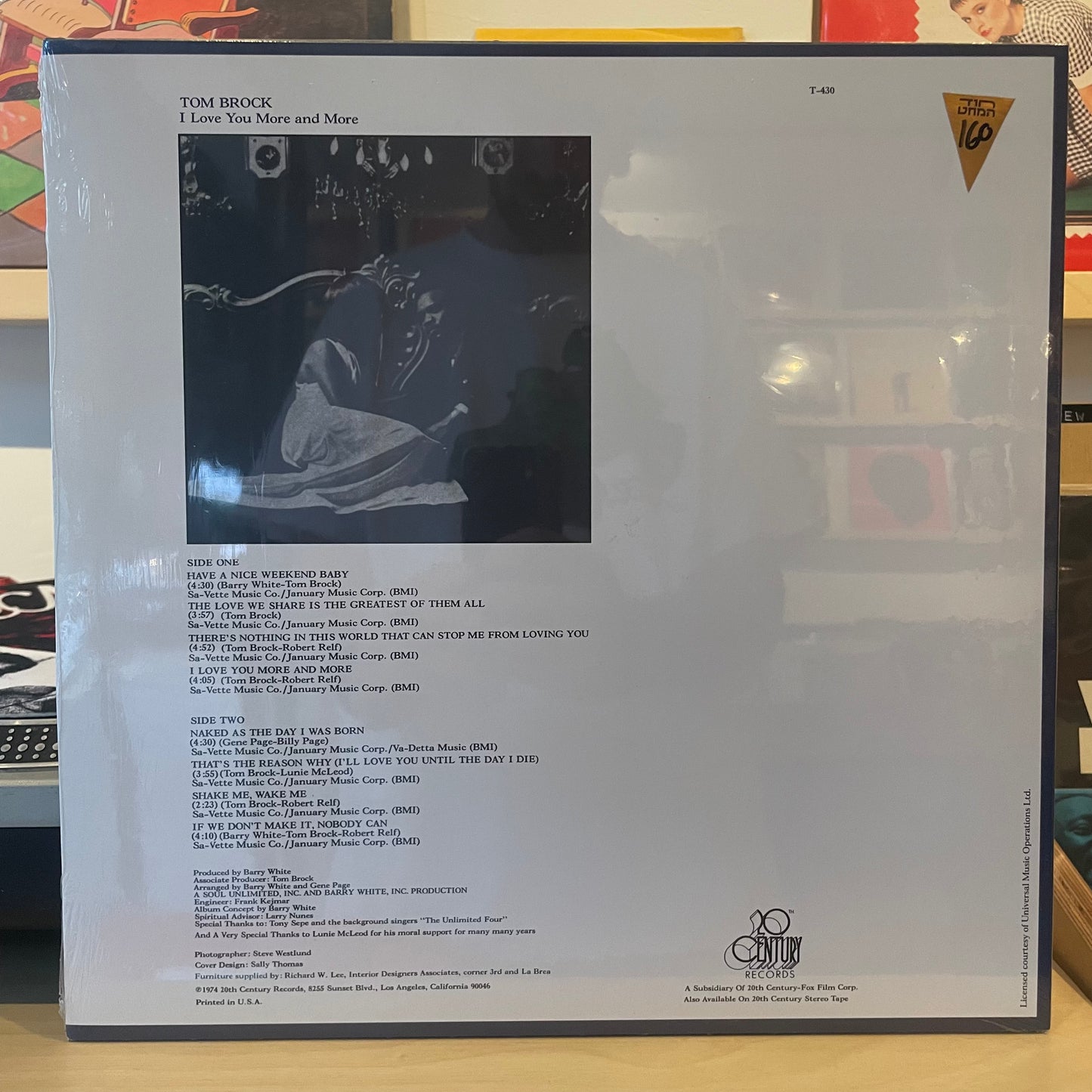 Tom Brock - I Love You More And More