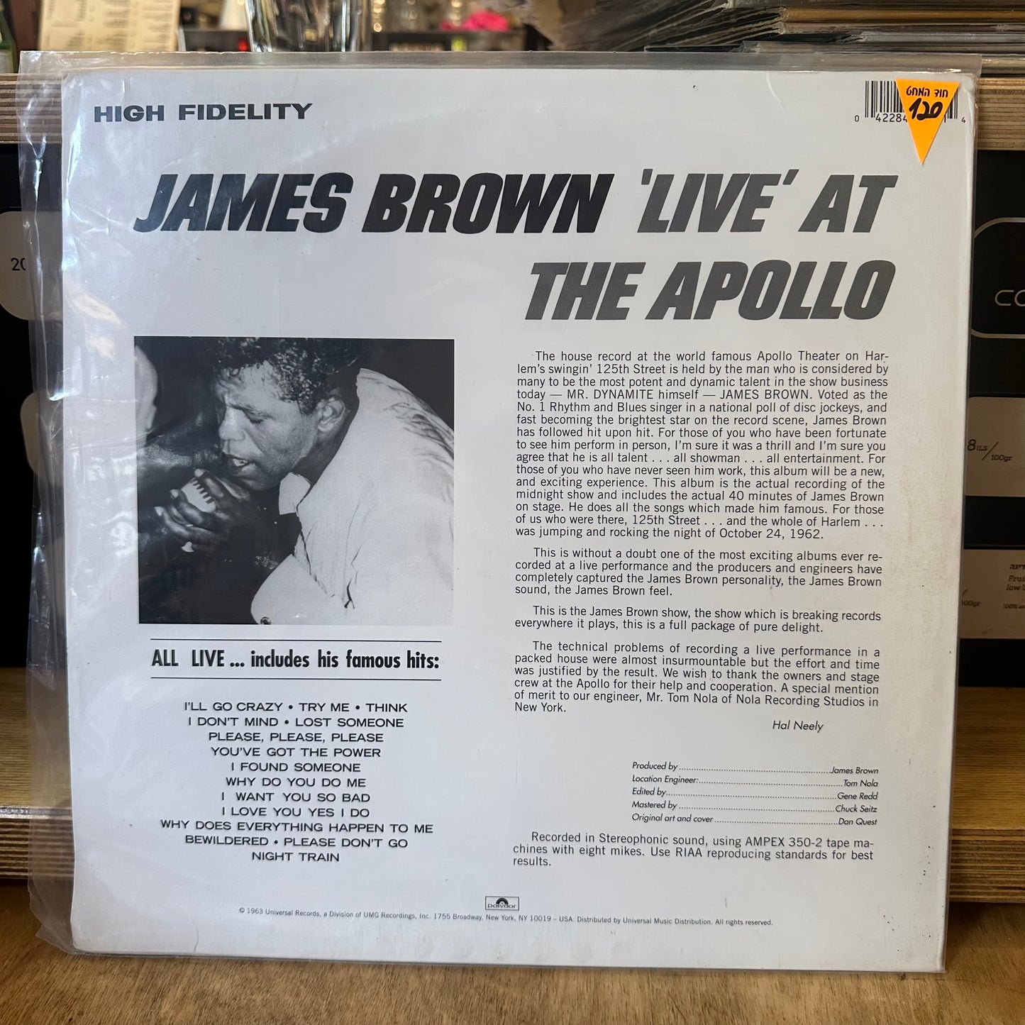James brown - the Apollo theatre