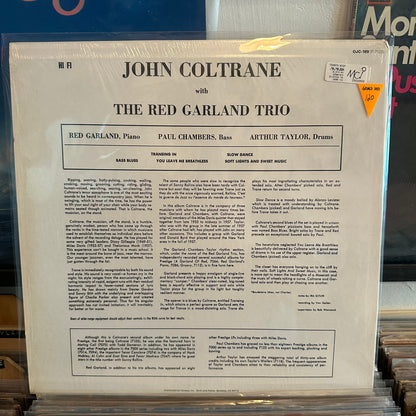 John Coltrane with the red garland trio - traneing in