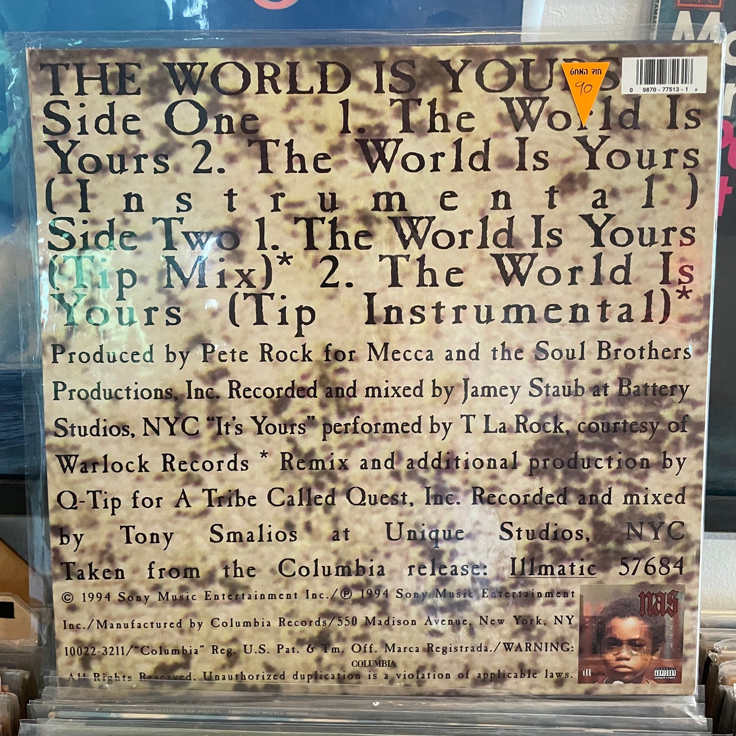 Nas - the world is yours