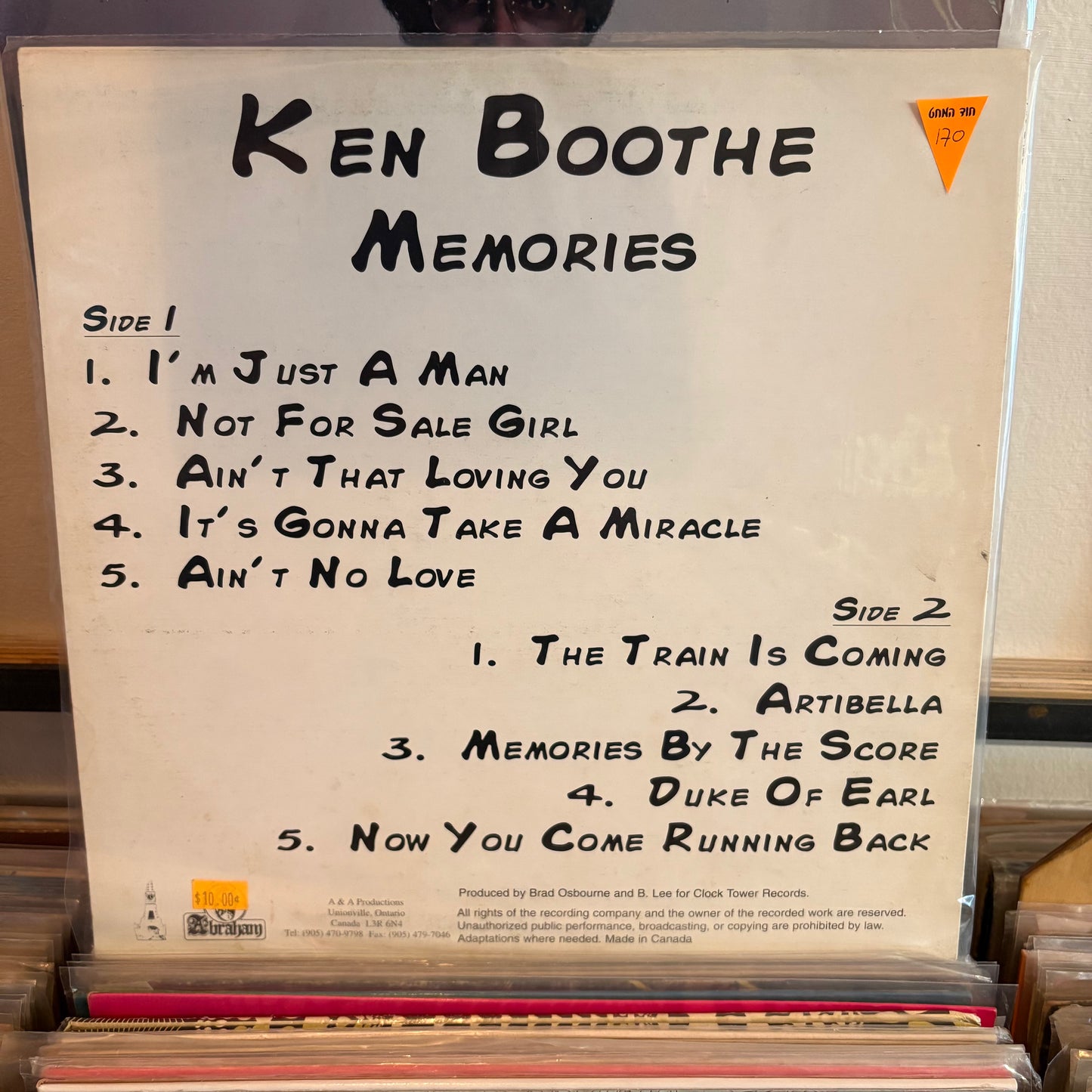 Ken Booth - Memories