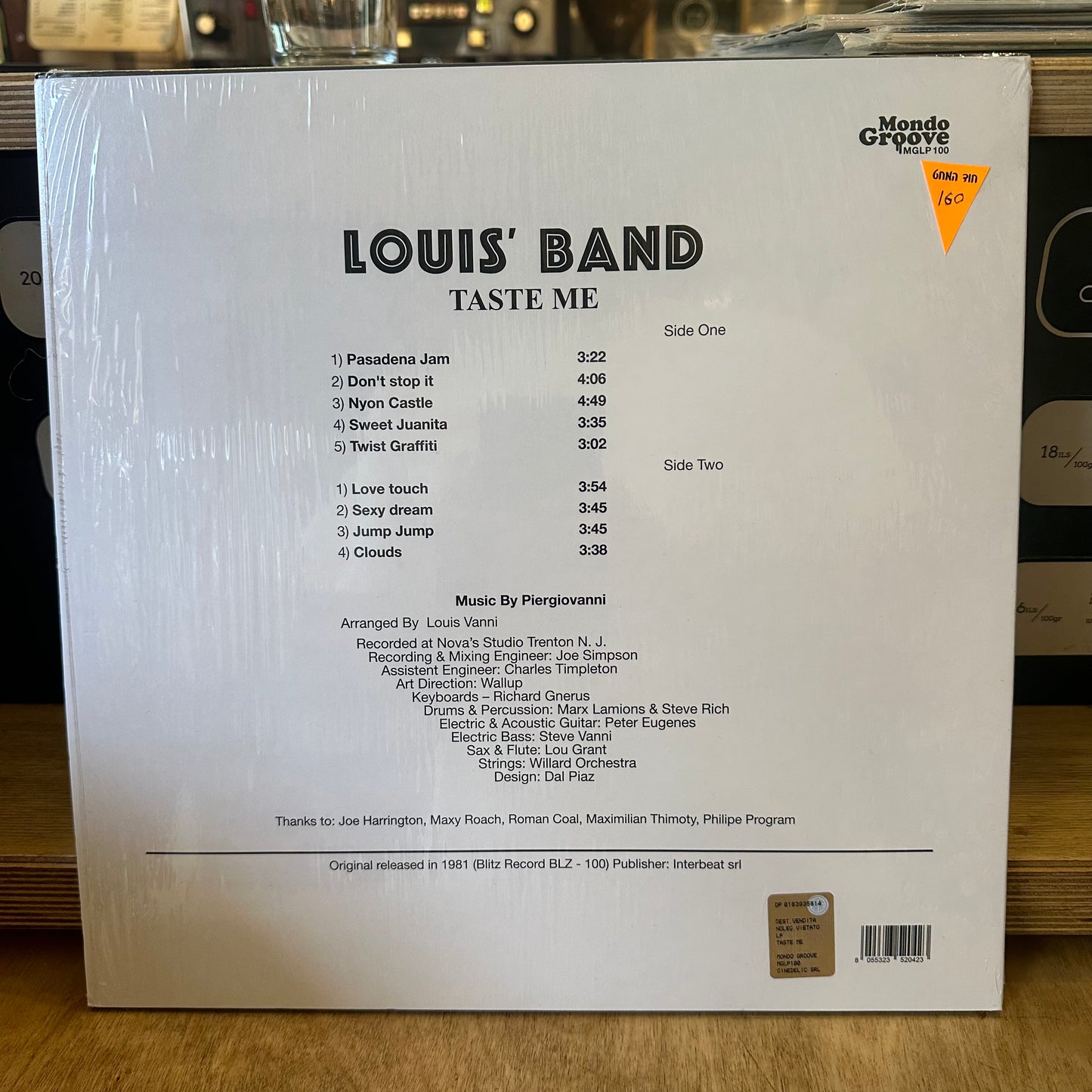 Louis band - taste me