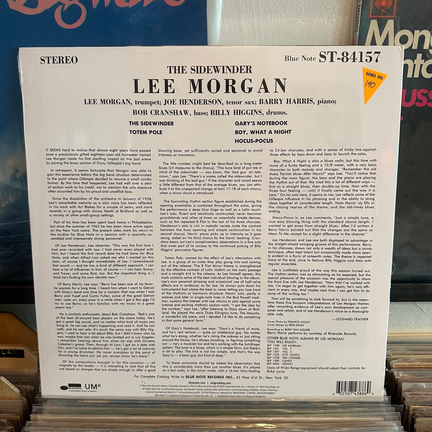 Lee Morgan - the sidewinder