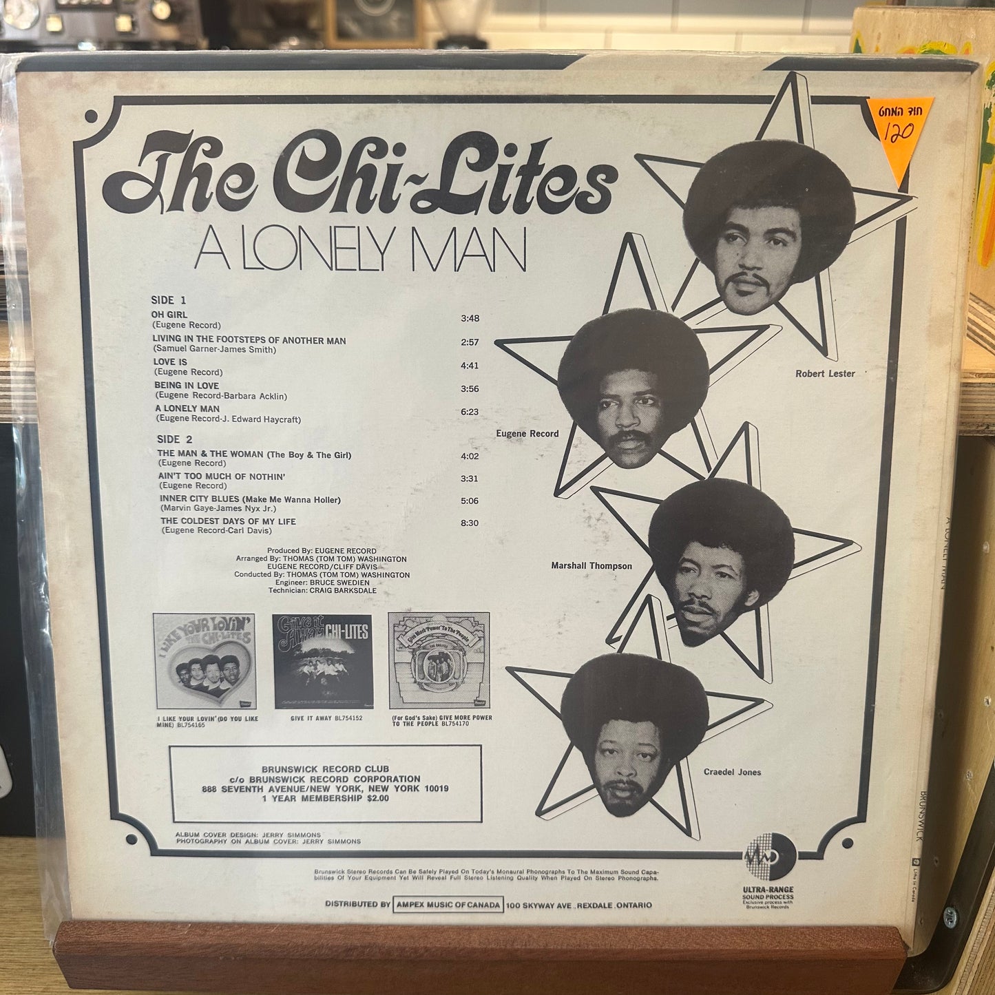 The chi lites - a lonely man