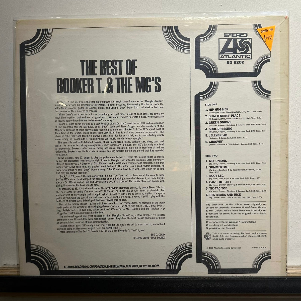 Booker T. & The MG's* - The Best Of Booker T. & The MG's