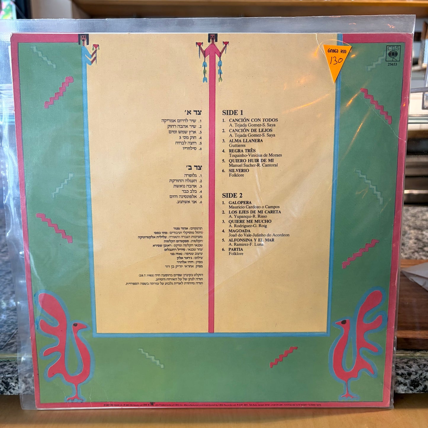 מתי כספי והפרברים - שיר אהבה רחוק שירים מדרום אמריקה