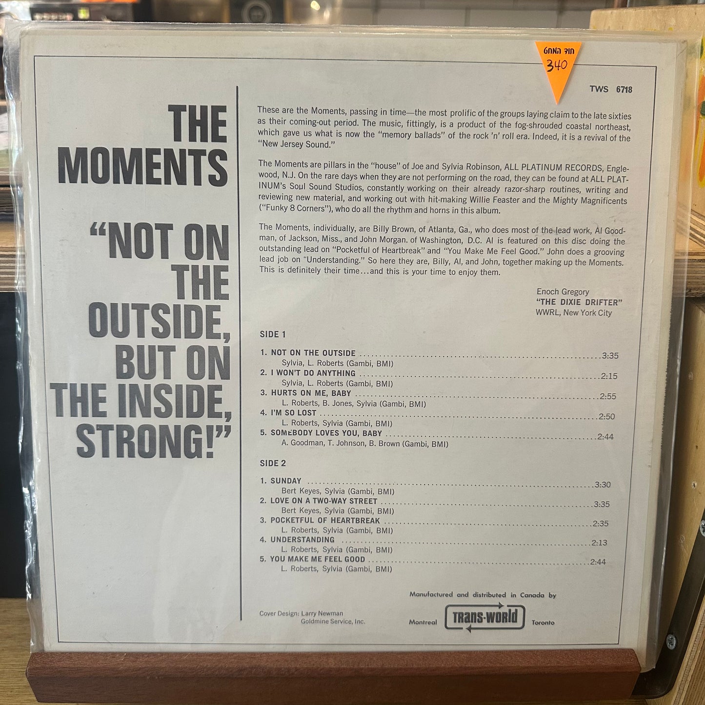 The moments - not on the outside, but on the inside strong