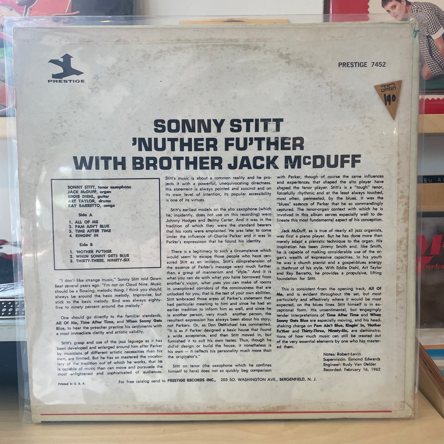 Sonny Stitt With Jack McDuff - Nuther Fu'ther