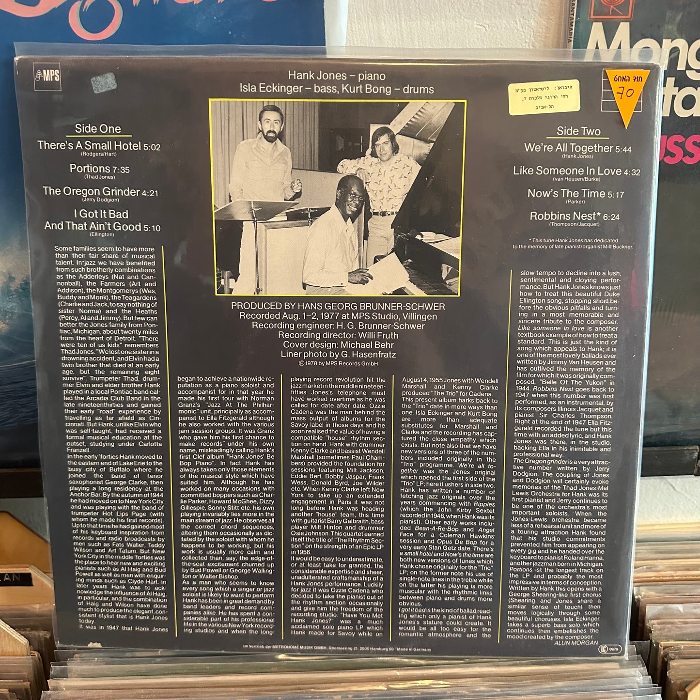 Hank jones trio - have you met this jones