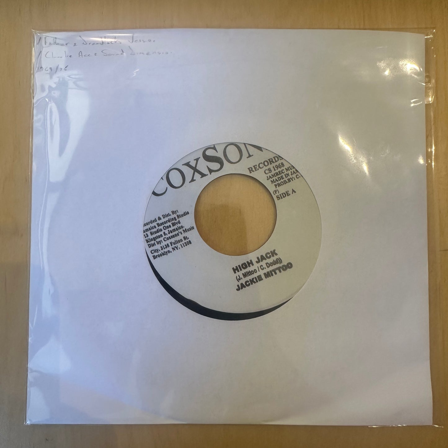 Jackie Mittoo / Sound Dimension - High Jack / Version Dread