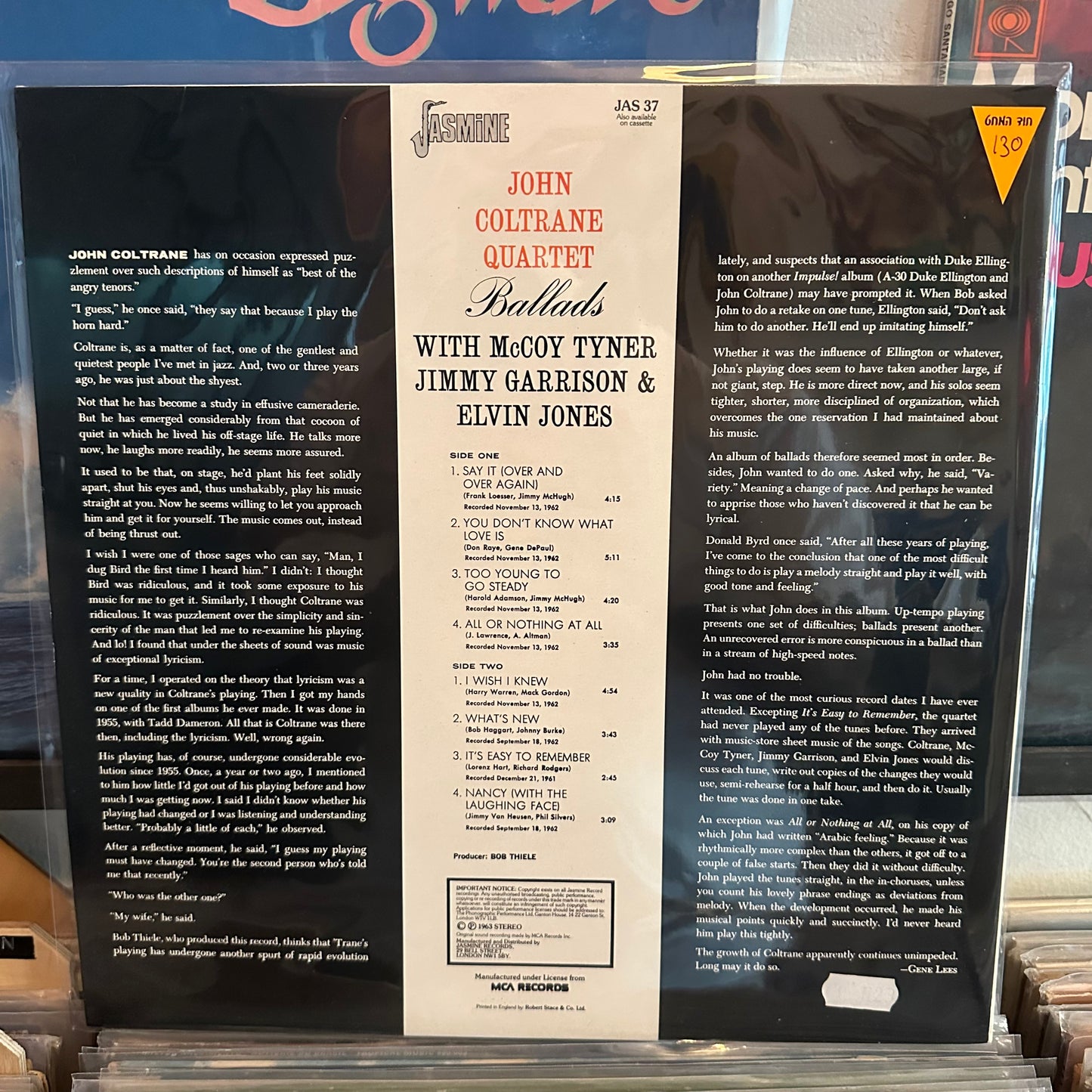 John Coltrane quartet - ballads