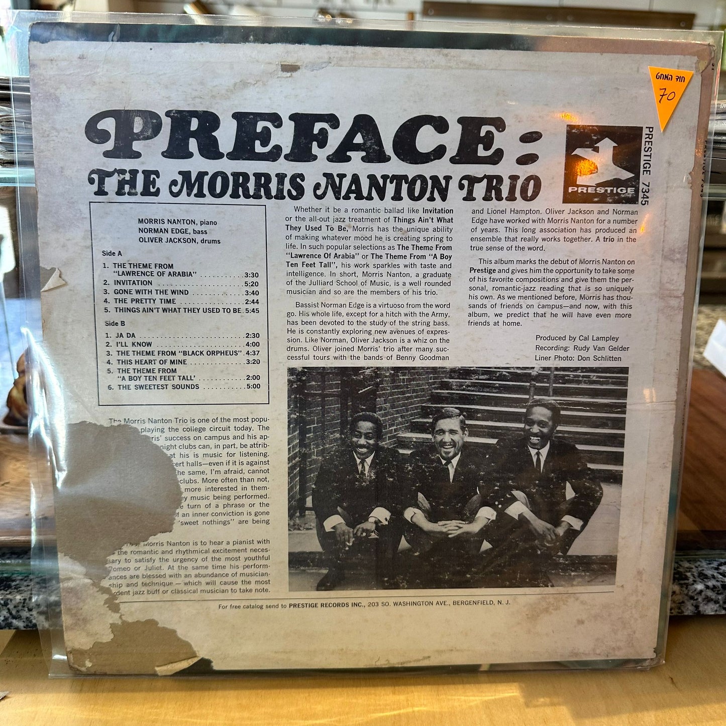 The Morris Nanton Trio - Preface
