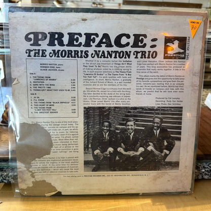 The Morris Nanton Trio - Preface