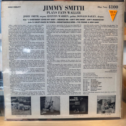 Jimmy Smith - Plays Fats Waller