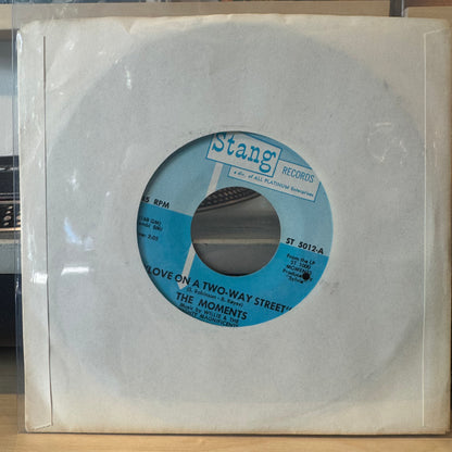 The Moments - Love On A Two-Way Street (7")