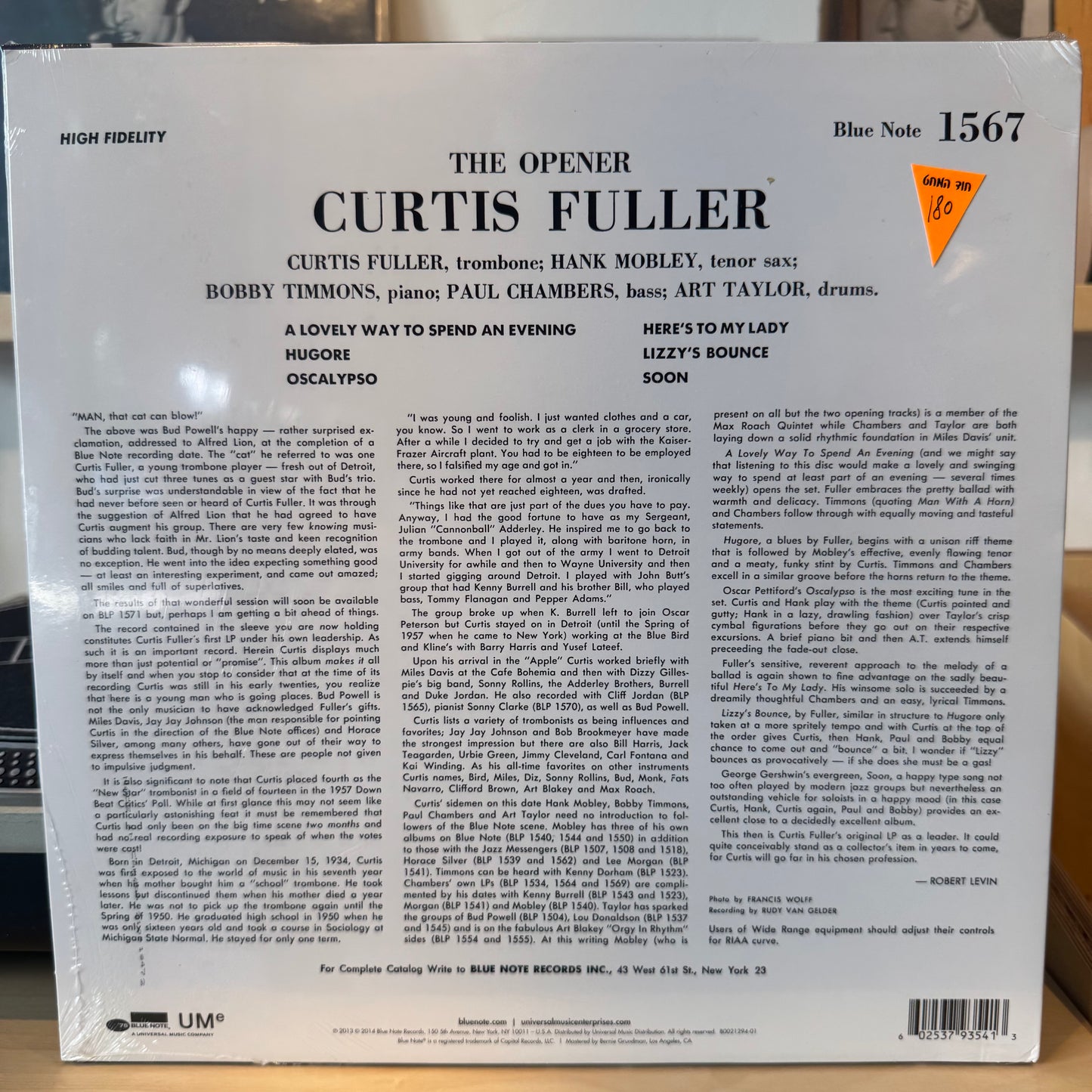 Curtis Fuller - The Opener