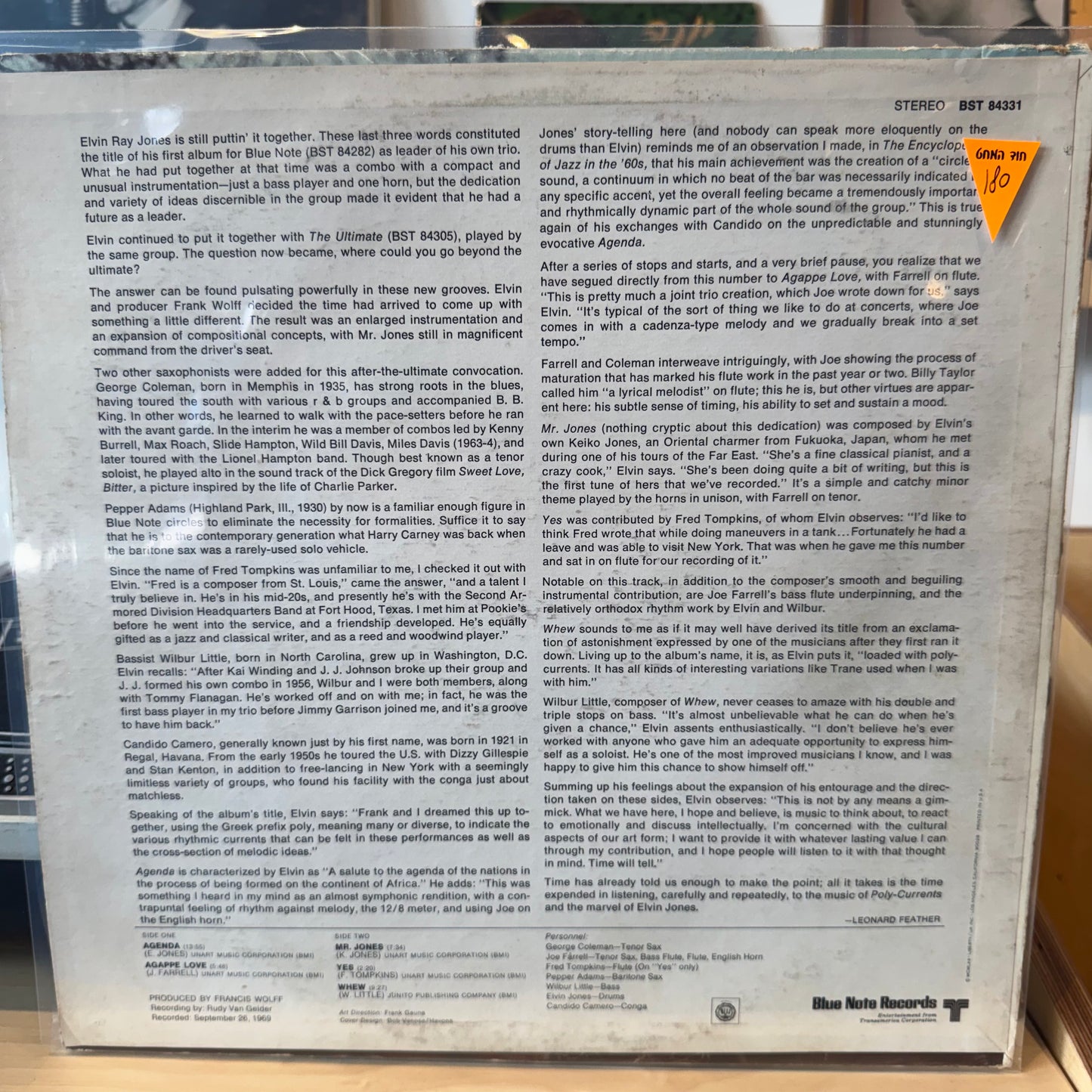 Elvin Jones - Poly-Currents