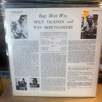 Milt Jackson And Wes Montgomery - Bags Meets Wes!