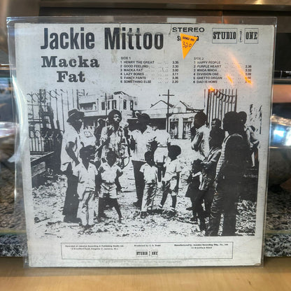 Jackie Mittoo - Macka Fat