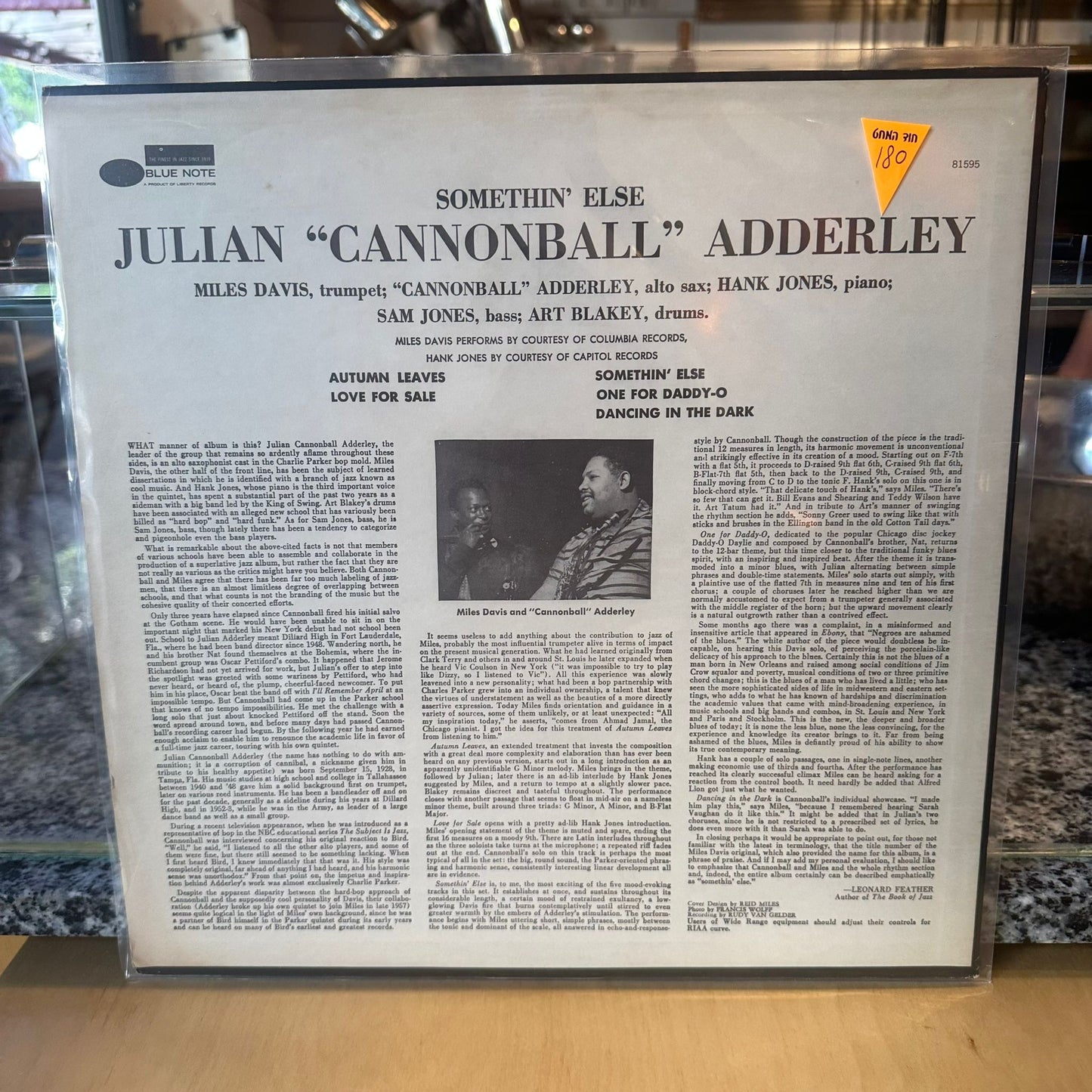 Cannonball adderley - somethin’ else