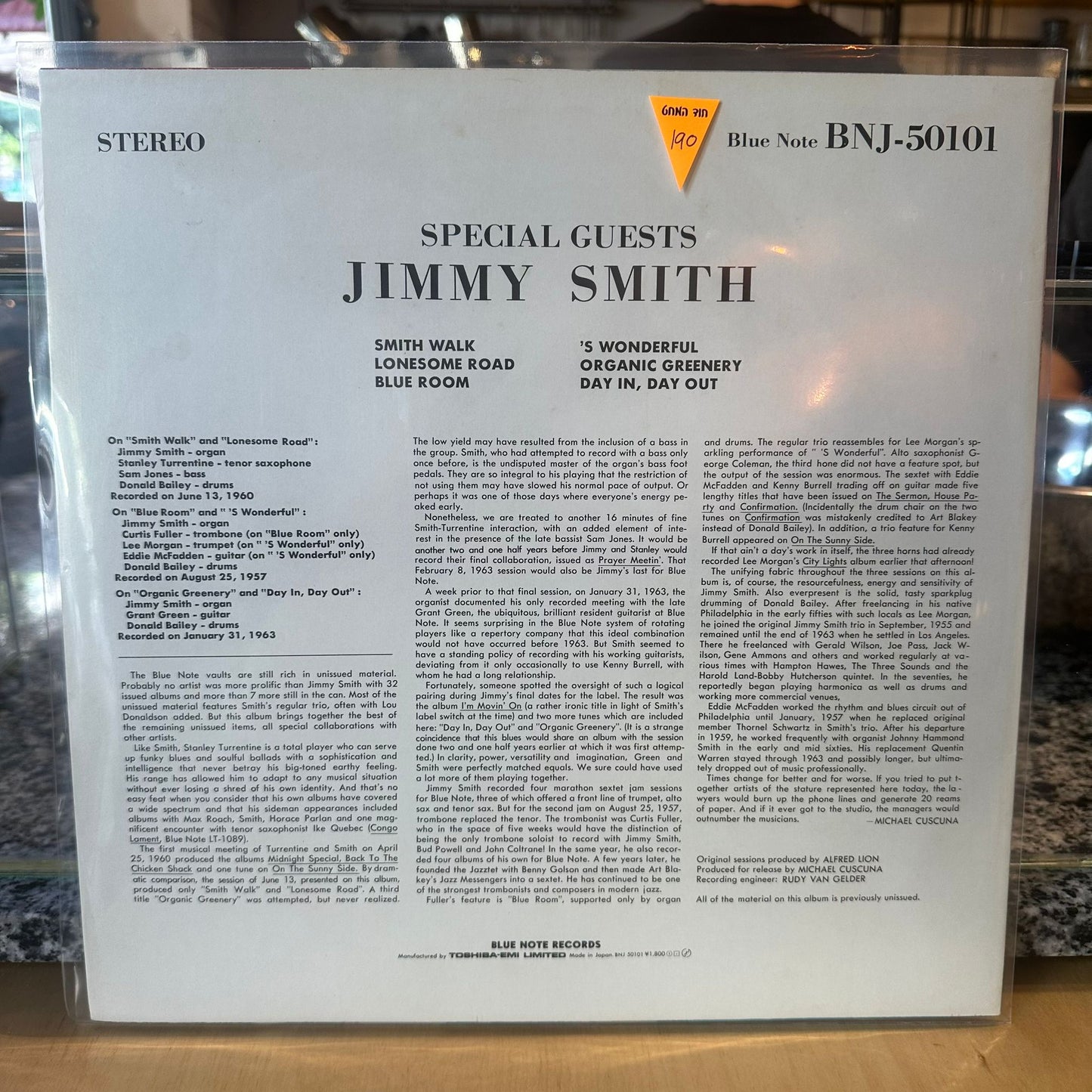 Jimmy Smith - Special Guests