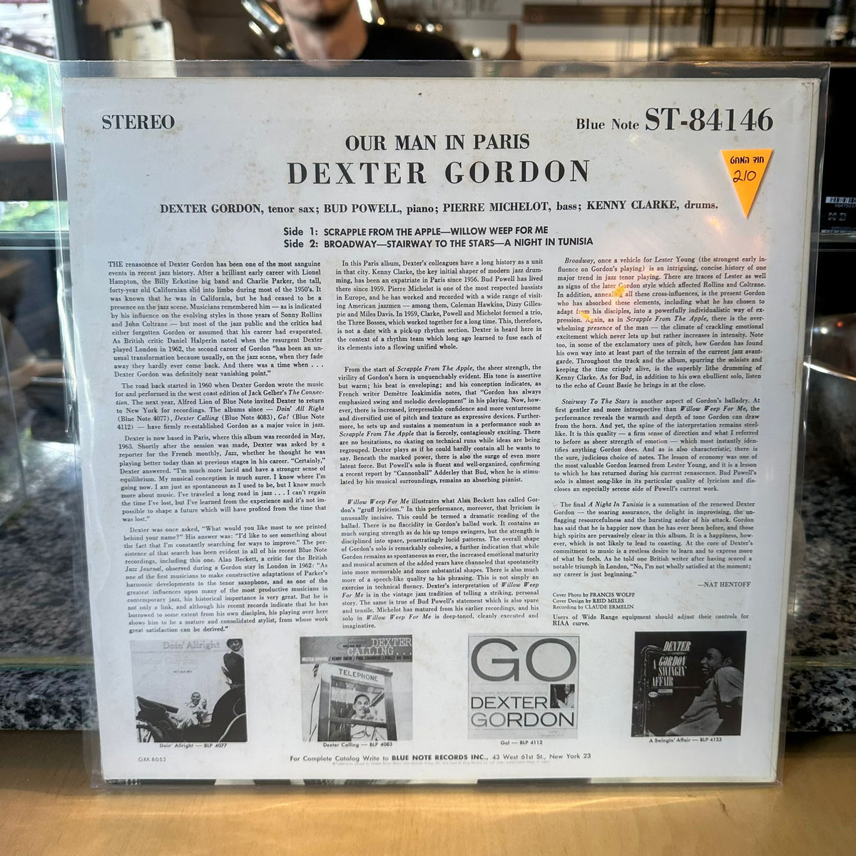 Dexter Gordon - Our Man In Paris
