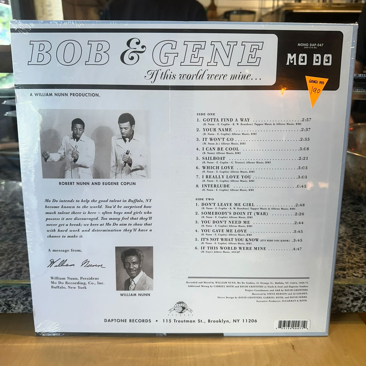 Bob & Gene - If This World Were Mine