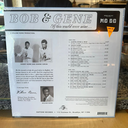 Bob & Gene - If This World Were Mine