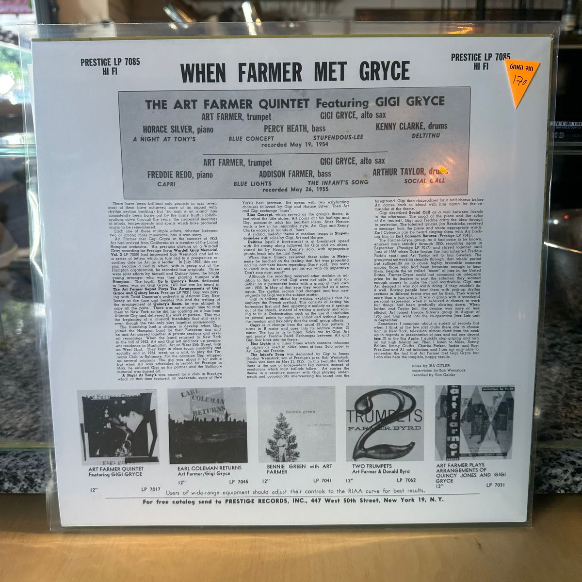 Art Farmer, Gigi Gryce - When Farmer Met Gryce