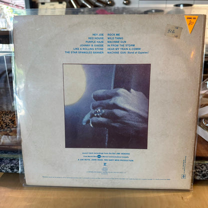 Jimi Hendrix - Sound Track Recordings From The Film "Jimi Hendrix"