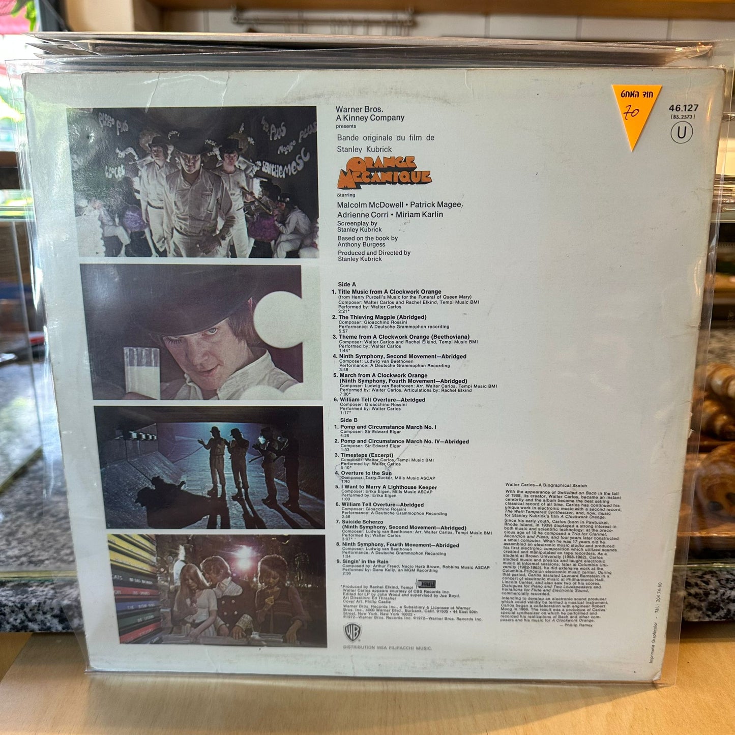 Various - Stanley Kubrick's A Clockwork Orange (Music From The Soundtrack)