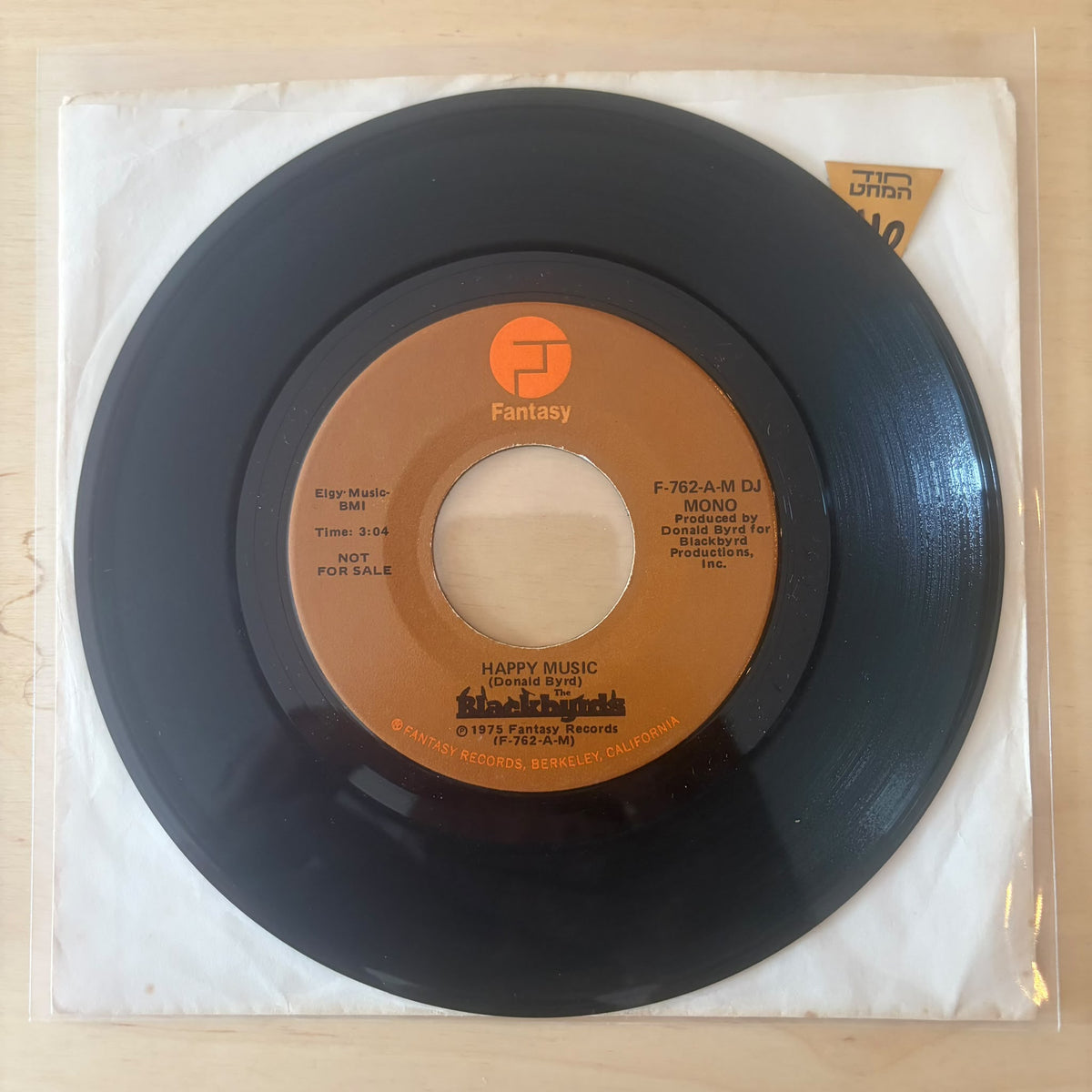 The Blackbyrds - Happy Music 7"