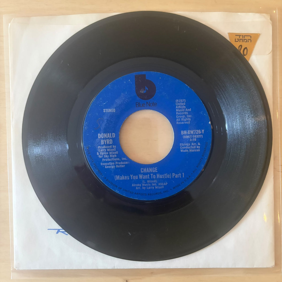 Donald Byrd - Change (Makes You Want To Hustle) 7"
