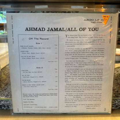 Ahmad Jamal - All Of You
