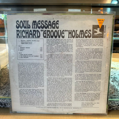 Richard “Groove” Holmes - Soul Message