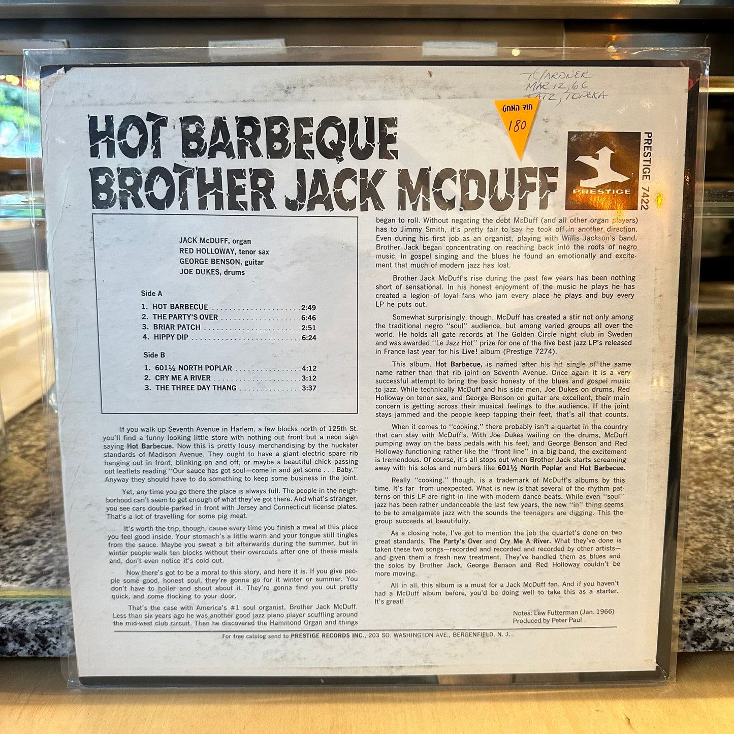 Brother Jack McDuff - Hot Barbeque