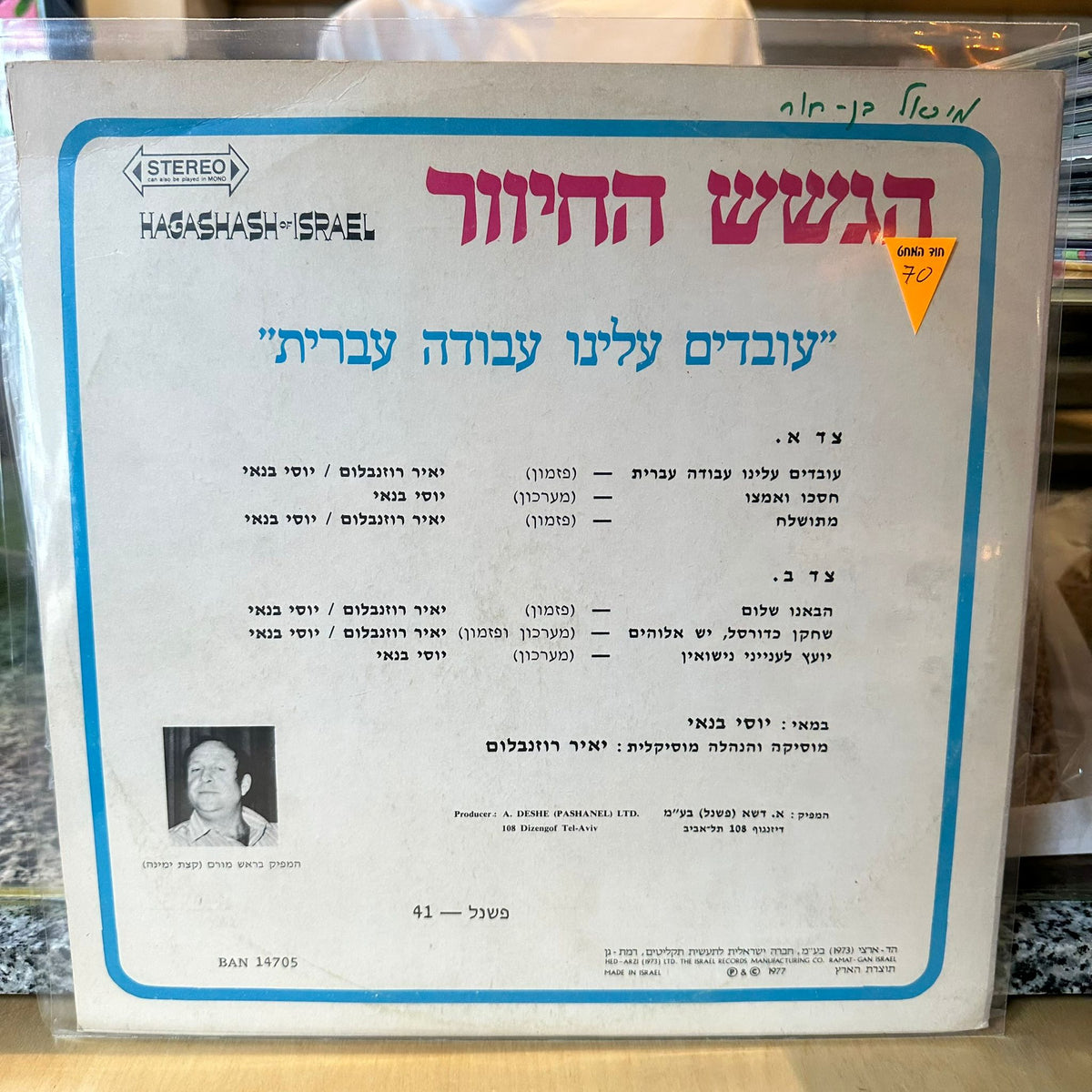 הגשש החיוור - עובדים עלינו עבודה עברית חלק א׳