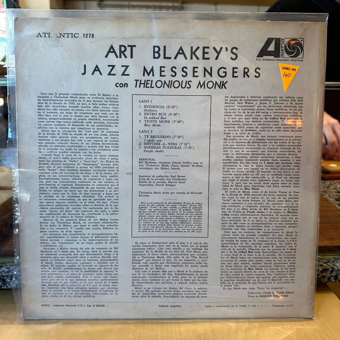 Art Blakey's Jazz Messengers Con Thelonious Monk - Art Blakey's Jazz Messengers Con Thelonious Monk