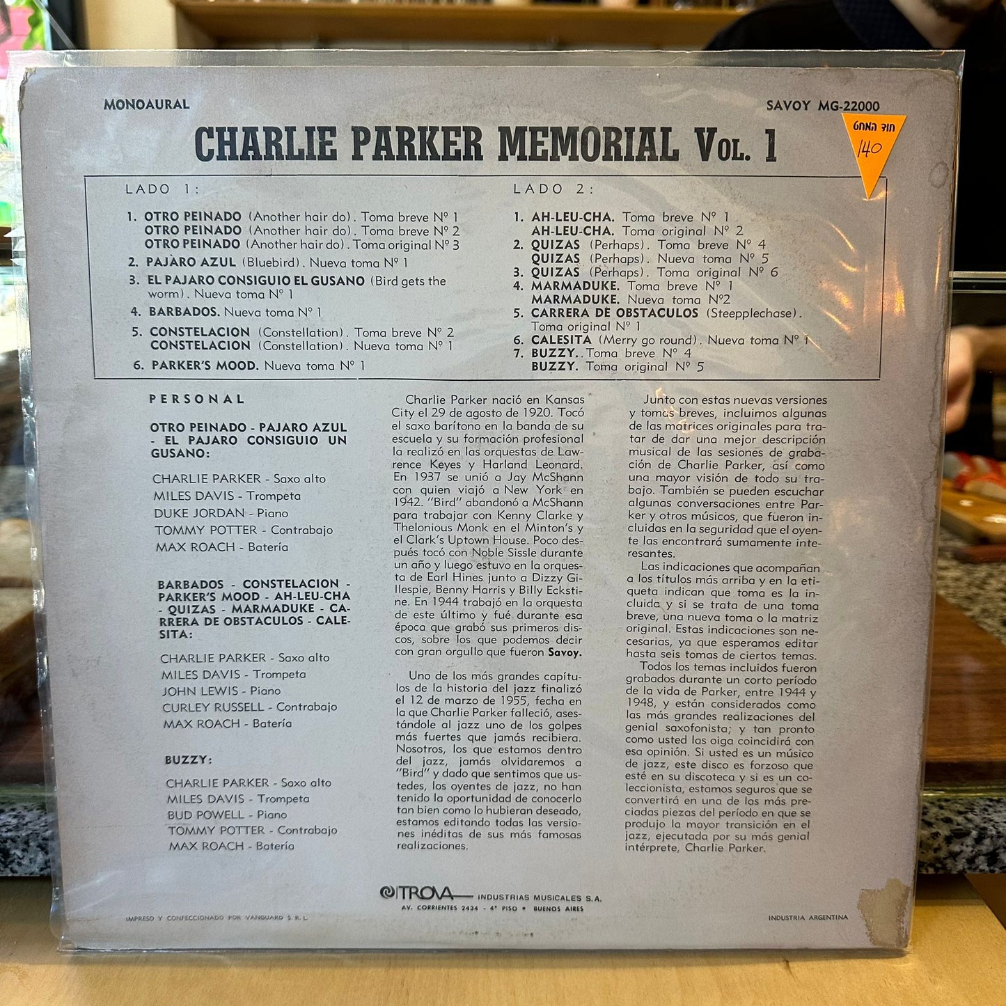 Charlie Parker - Charlie Parker Memorial