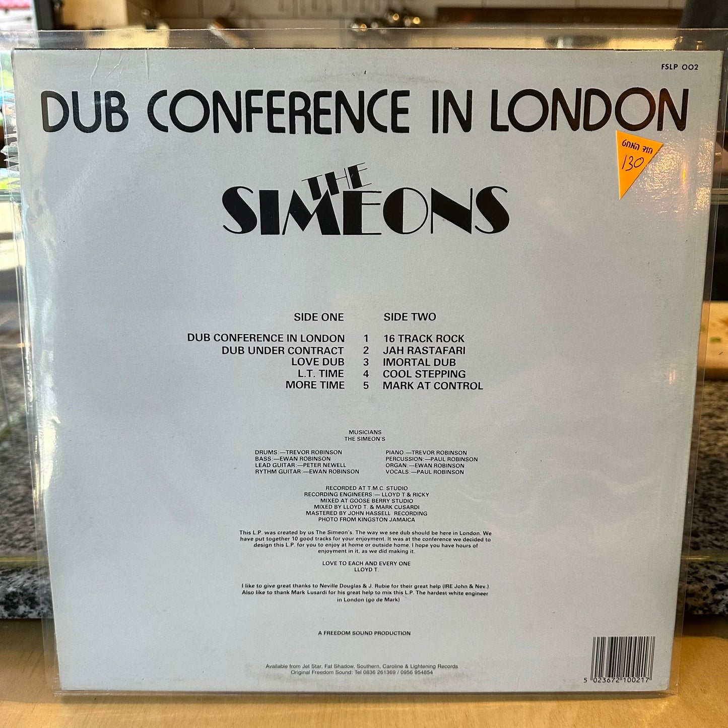 The Simeons - Dub Conference In London