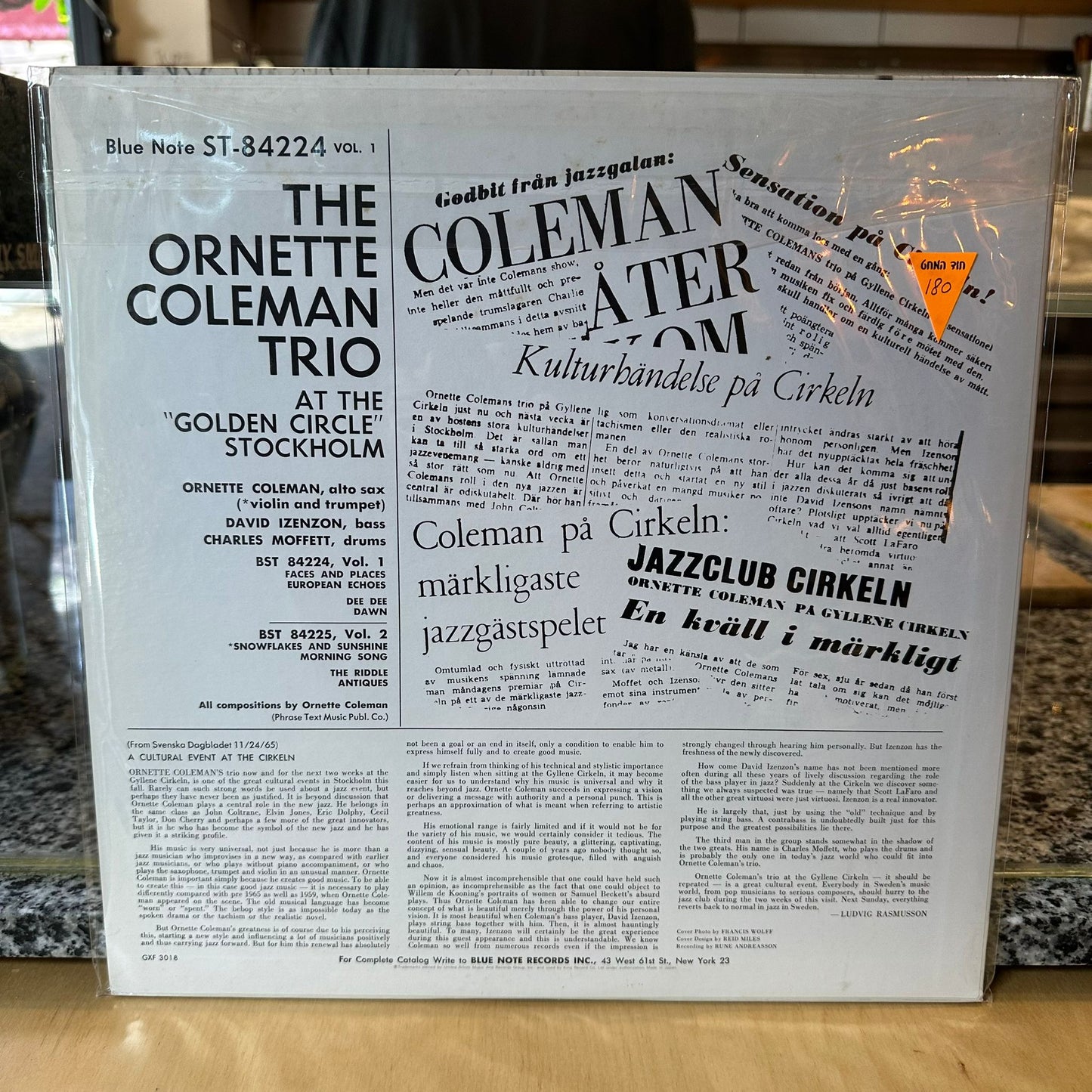 Ornette Coleman - At The Golden Circle Stockholm