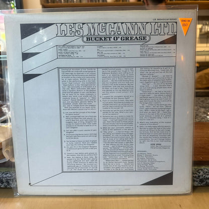 Les McCann Ltd. - Bucket O’ Grease
