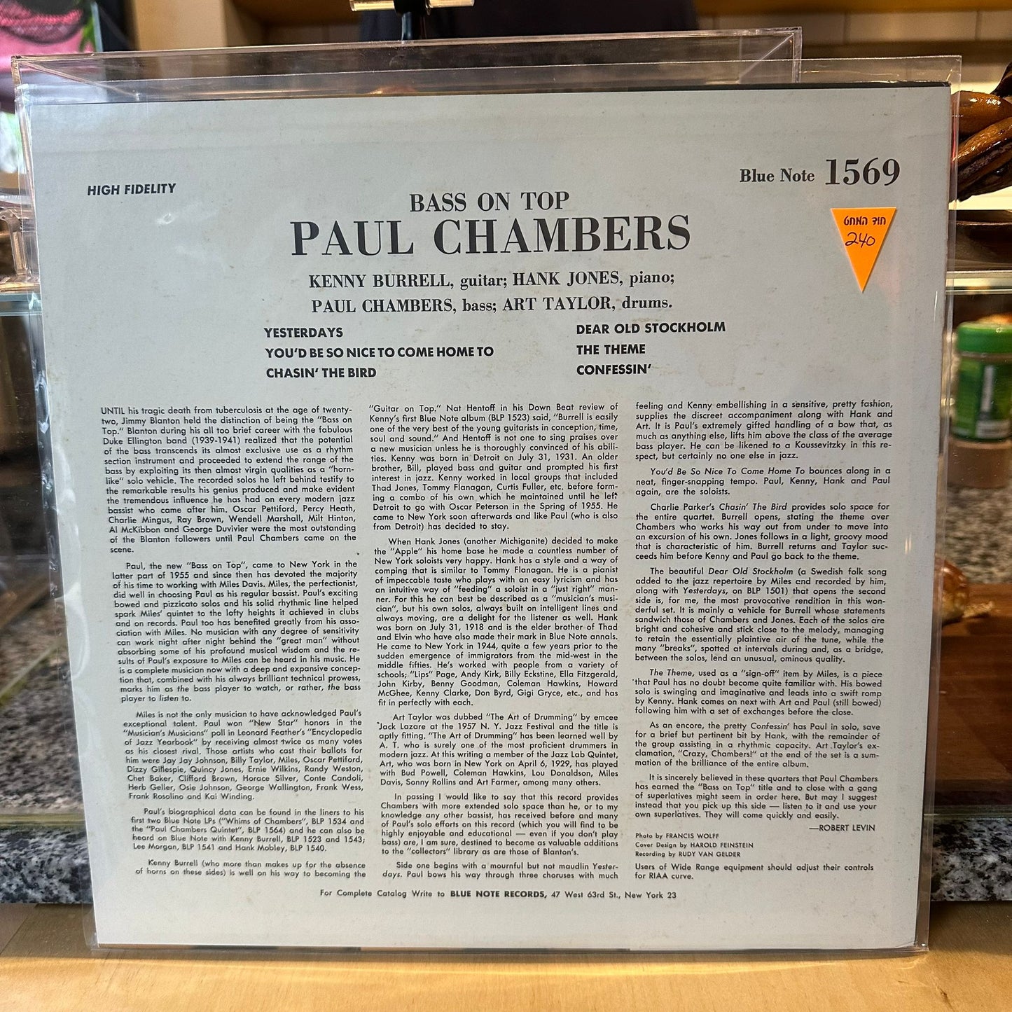 Paul Chambers - Bass On Top