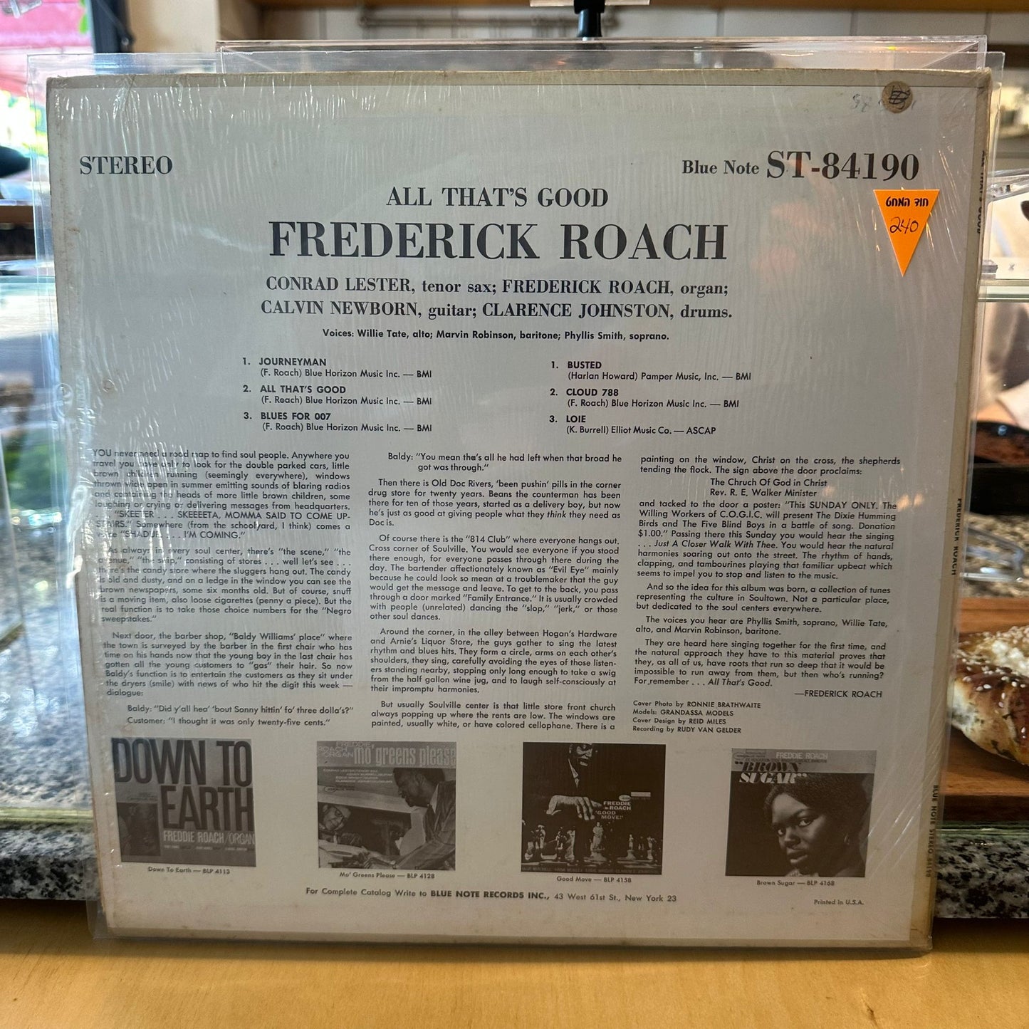 Frederick Roach - All That's Good