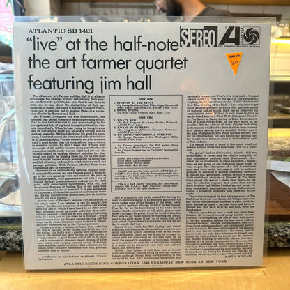 The Art Farmer Quartet Featuring Jim Hall - "Live" At The Half-Note