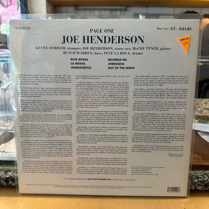 Joe Henderson - Page One