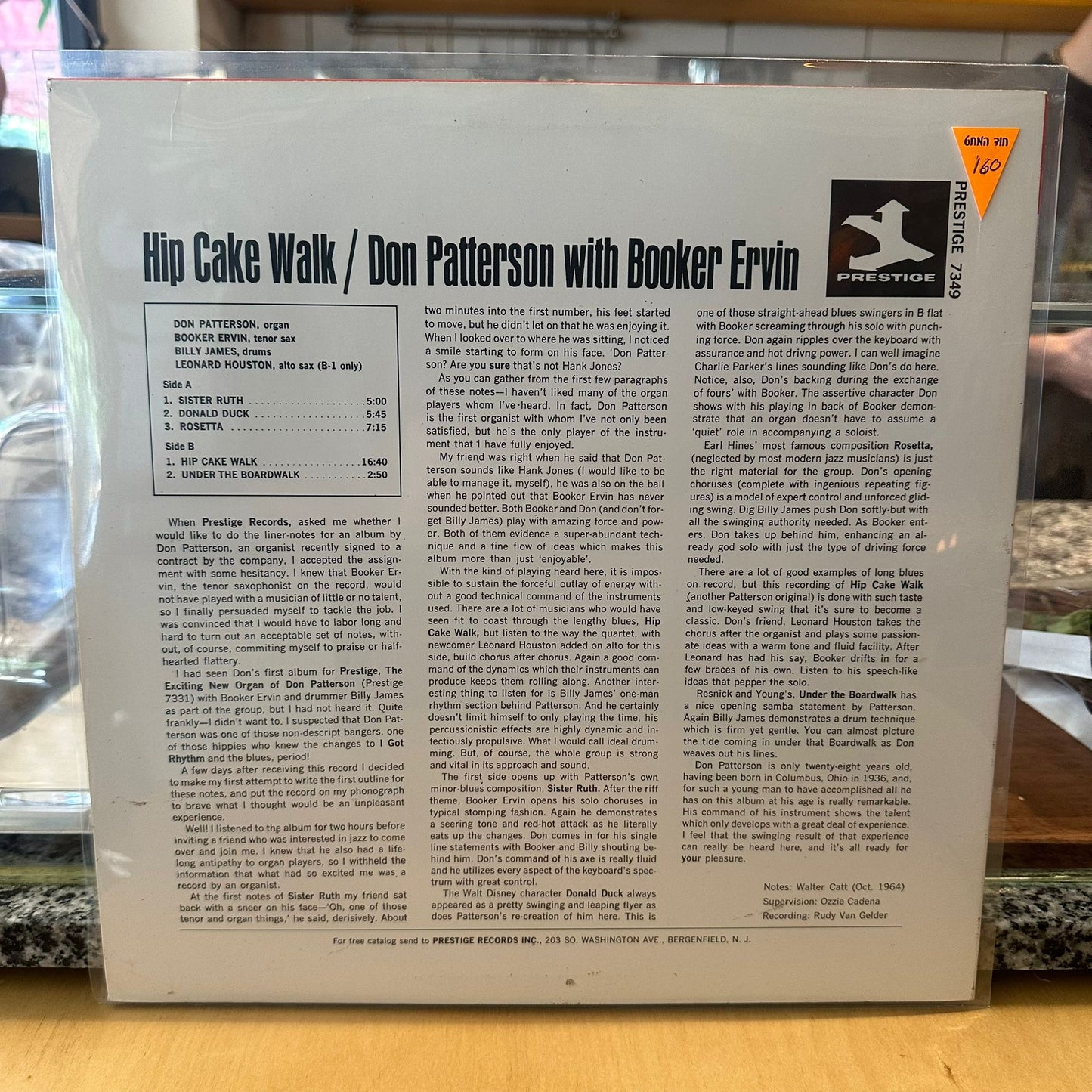 Don Patterson With Booker Ervin - Hip Cake Walk