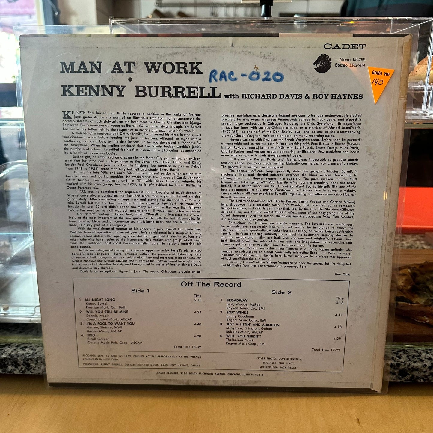 Kenny Burrell - Man at Work