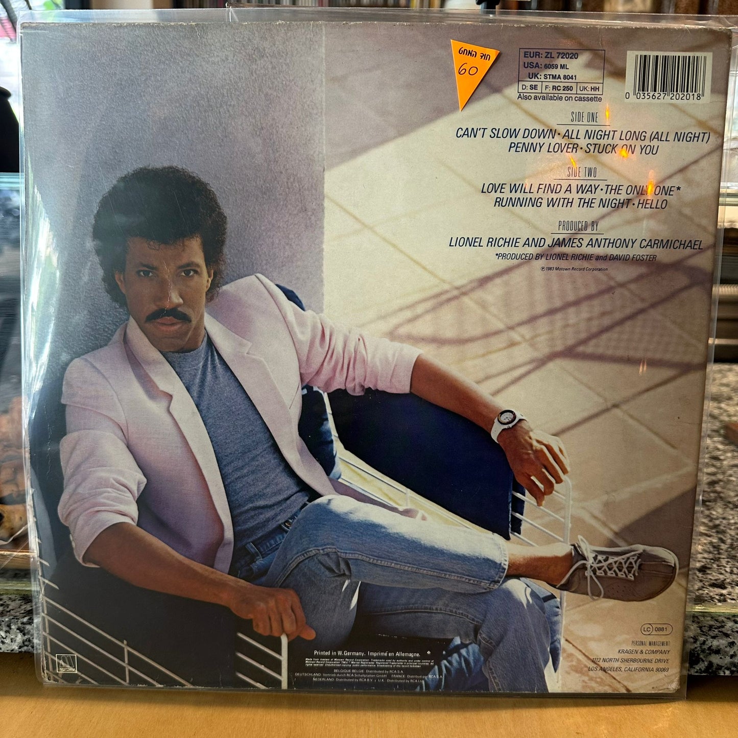 Lionel Richie - Can't Slow Down