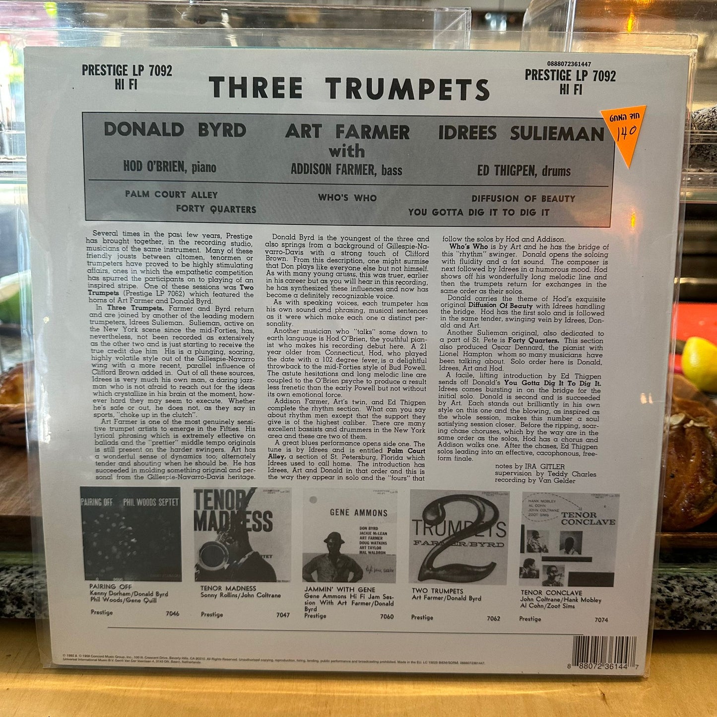 Art Farmer, Donald Byrd, Idrees Sulieman - Three Trumpets
